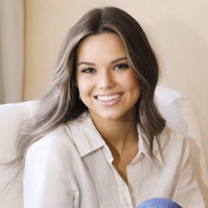 Headshot of a female singer in the music industry